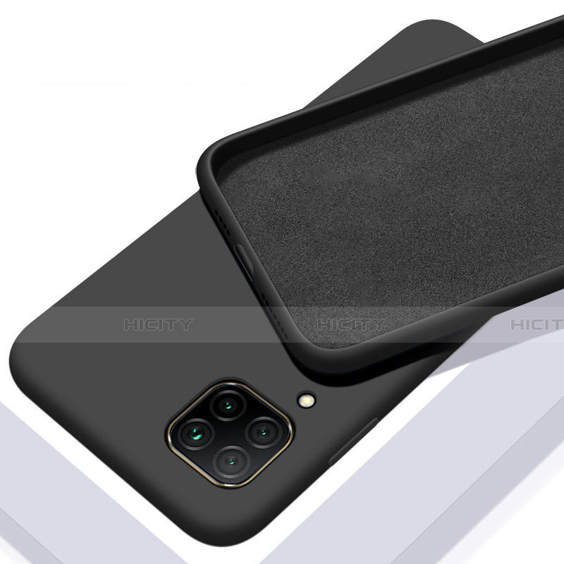 Funda Silicona Ultrafina Goma 360 Grados Carcasa C01 para Huawei P40 Lite Negro