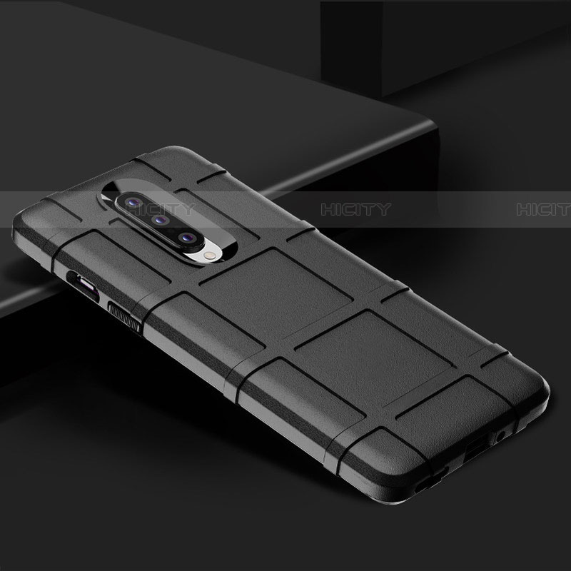 Funda Silicona Ultrafina Goma 360 Grados Carcasa C01 para OnePlus 8 Negro