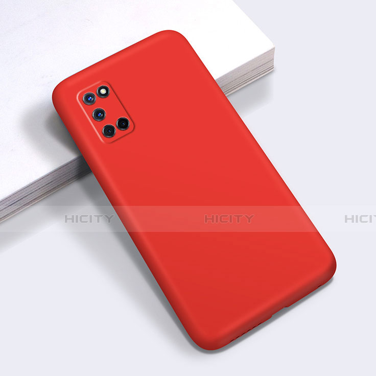 Funda Silicona Ultrafina Goma 360 Grados Carcasa C01 para Oppo A72 Rojo