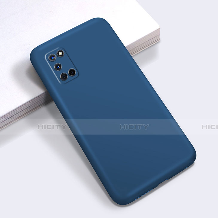 Funda Silicona Ultrafina Goma 360 Grados Carcasa C01 para Oppo A92 Azul