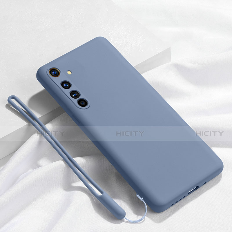 Funda Silicona Ultrafina Goma 360 Grados Carcasa C01 para Realme X50 Pro 5G Gris