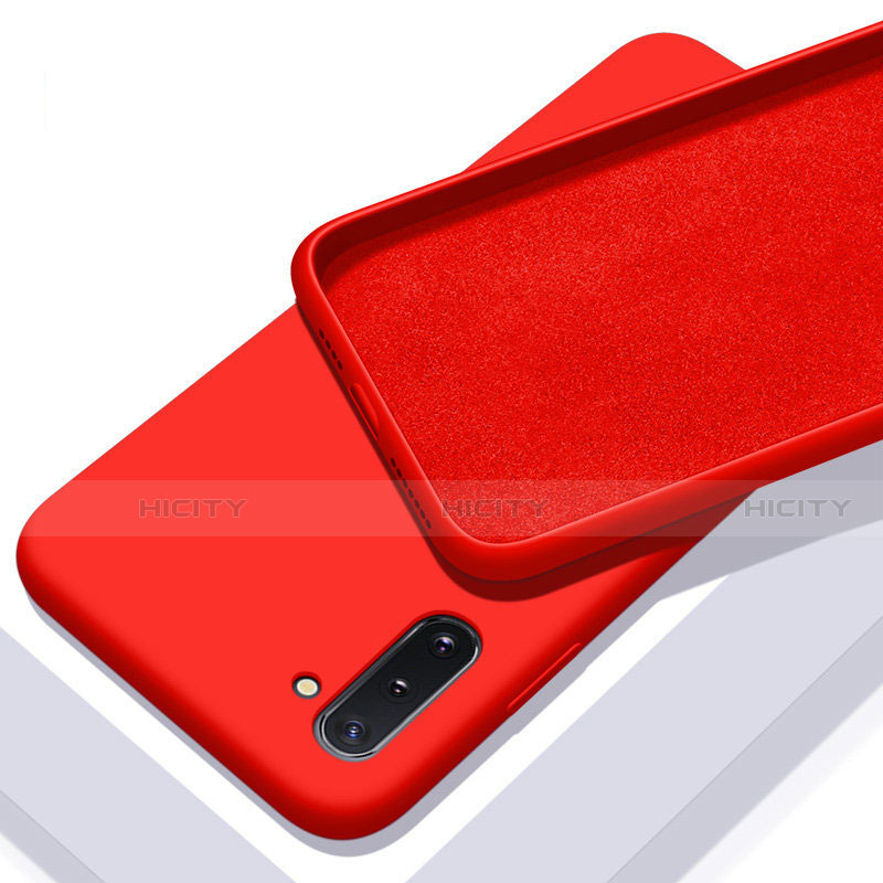 Funda Silicona Ultrafina Goma 360 Grados Carcasa C01 para Samsung Galaxy Note 10 5G Rojo