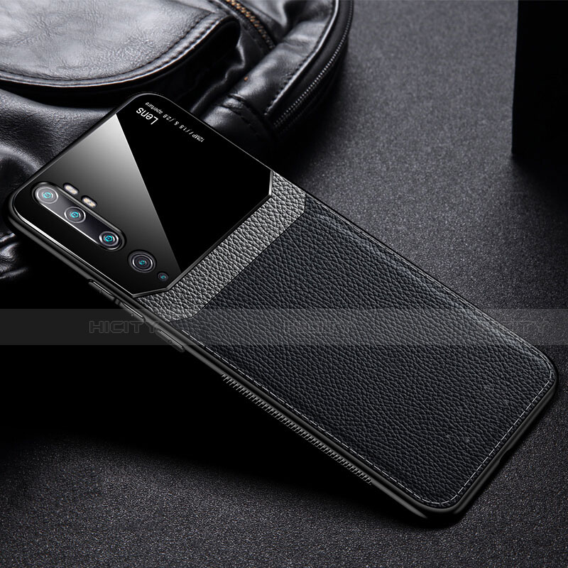 Funda Silicona Ultrafina Goma 360 Grados Carcasa C01 para Xiaomi Mi Note 10 Negro