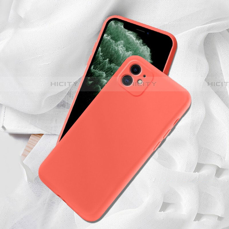 Funda Silicona Ultrafina Goma 360 Grados Carcasa C02 para Apple iPhone 11 Naranja