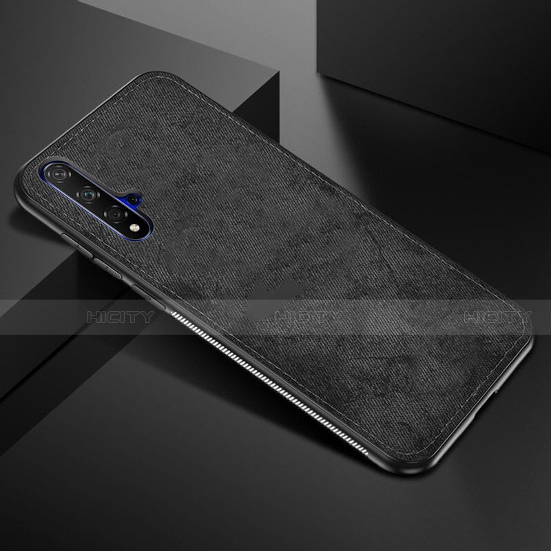 Funda Silicona Ultrafina Goma 360 Grados Carcasa C02 para Huawei Honor 20 Negro