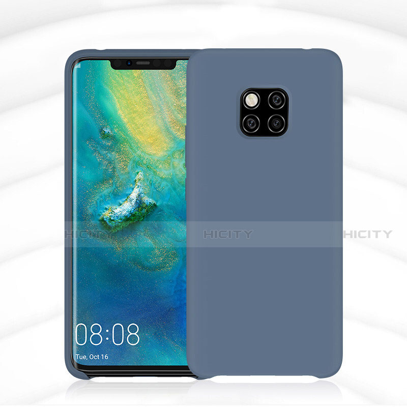 Funda Silicona Ultrafina Goma 360 Grados Carcasa C02 para Huawei Mate 20 Pro Azul