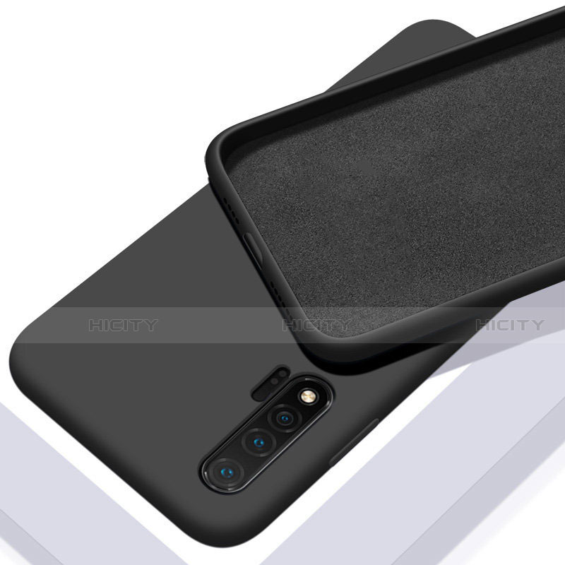 Funda Silicona Ultrafina Goma 360 Grados Carcasa C02 para Huawei Nova 6 5G Negro