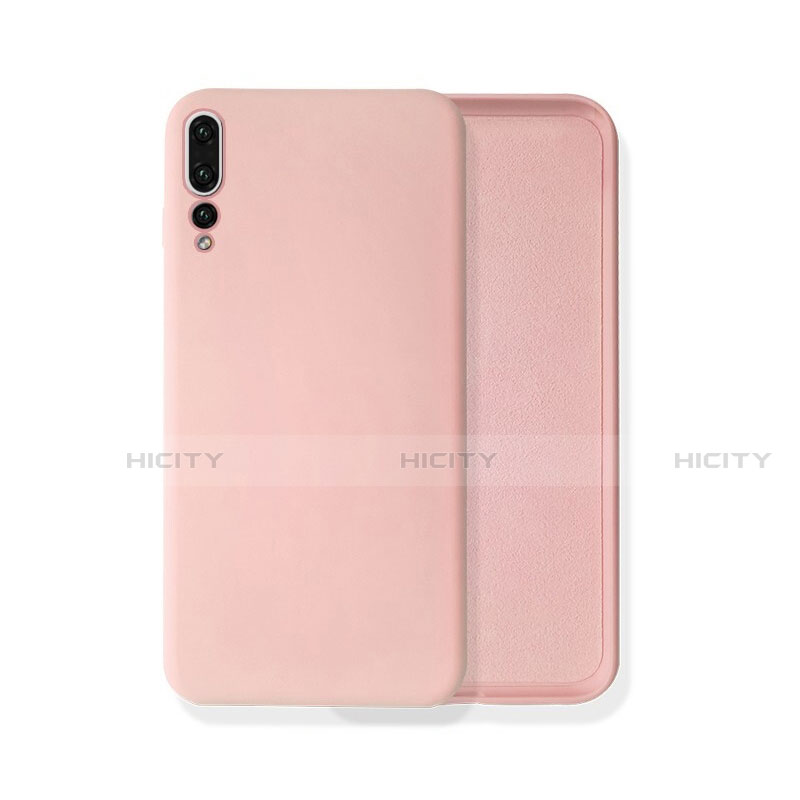 Funda Silicona Ultrafina Goma 360 Grados Carcasa C02 para Huawei P20 Pro Rosa