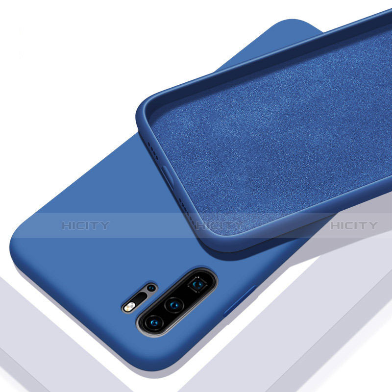 Funda Silicona Ultrafina Goma 360 Grados Carcasa C02 para Huawei P30 Pro New Edition Azul