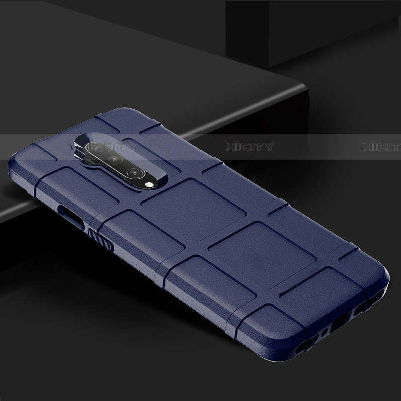 Funda Silicona Ultrafina Goma 360 Grados Carcasa C02 para OnePlus 7T Pro Azul