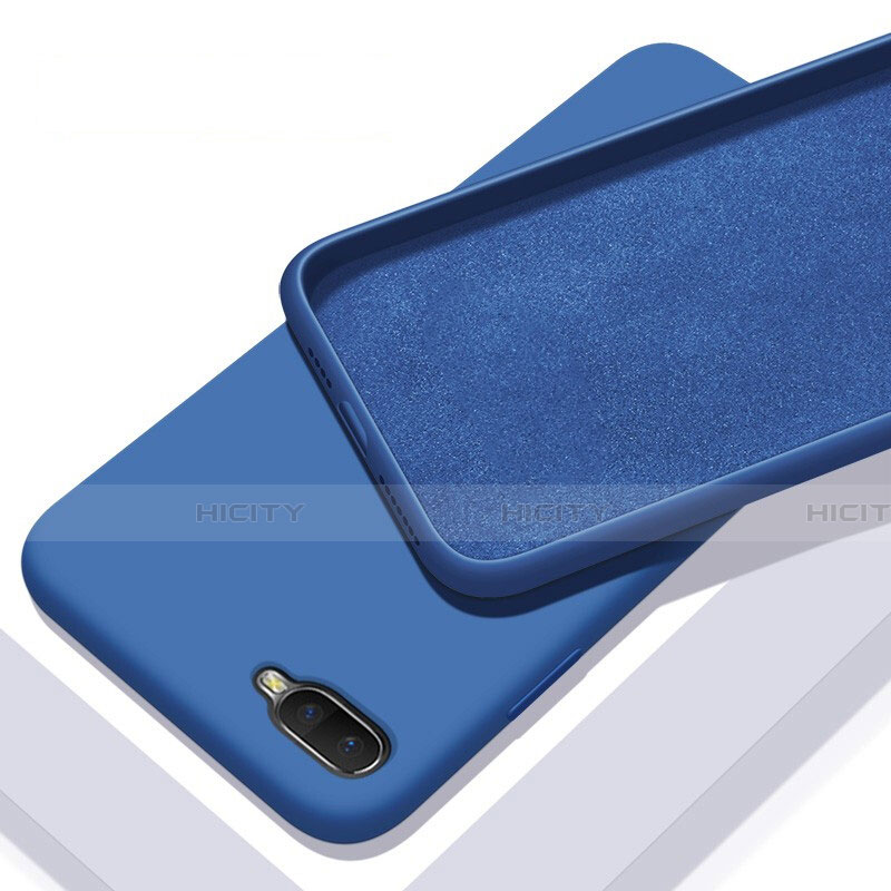 Funda Silicona Ultrafina Goma 360 Grados Carcasa C02 para Oppo R15X Azul