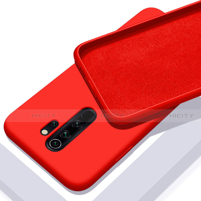 Funda Silicona Ultrafina Goma 360 Grados Carcasa C02 para Xiaomi Redmi Note 8 Pro Rojo