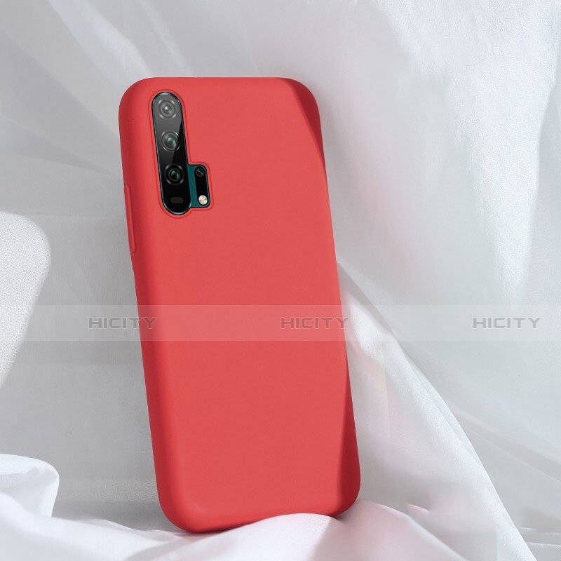 Funda Silicona Ultrafina Goma 360 Grados Carcasa C03 para Huawei Honor 20 Pro Rojo