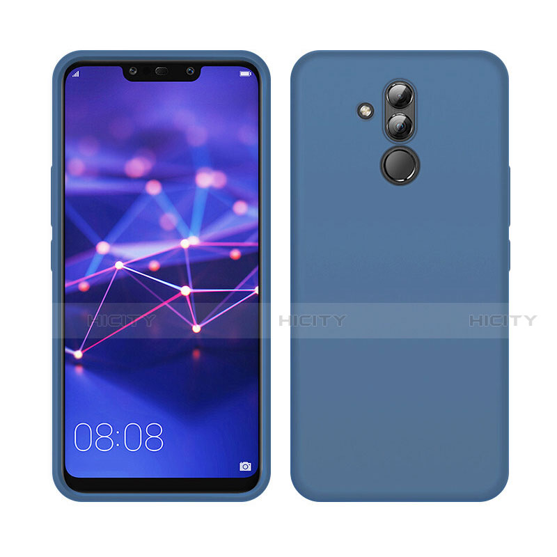 Funda Silicona Ultrafina Goma 360 Grados Carcasa C03 para Huawei Mate 20 Lite Azul