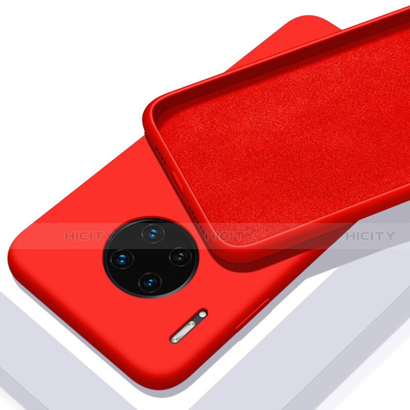 Funda Silicona Ultrafina Goma 360 Grados Carcasa C03 para Huawei Mate 30 5G Rojo