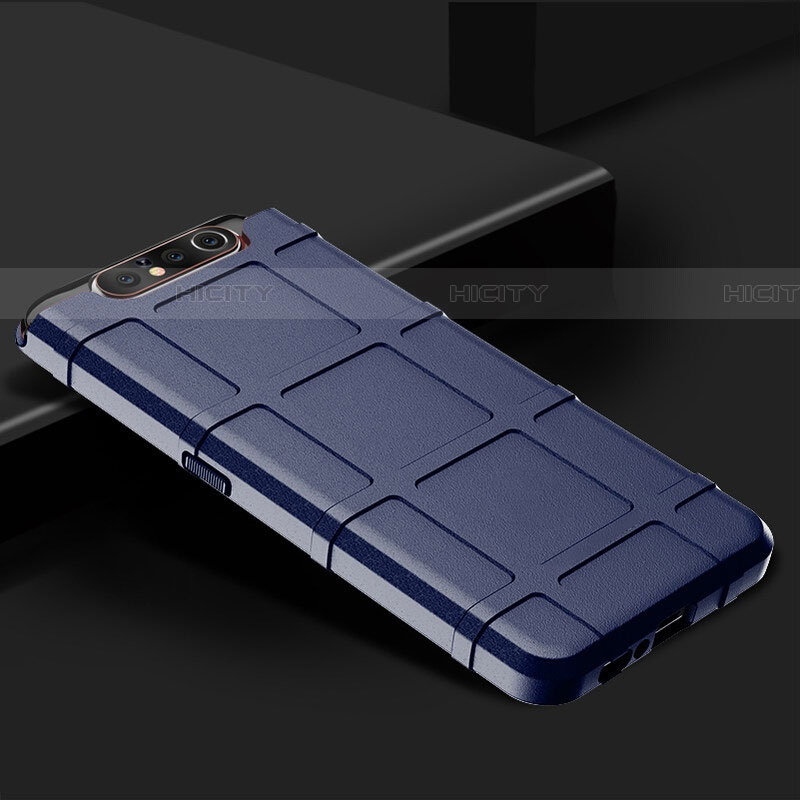 Funda Silicona Ultrafina Goma 360 Grados Carcasa C03 para Samsung Galaxy A80 Azul