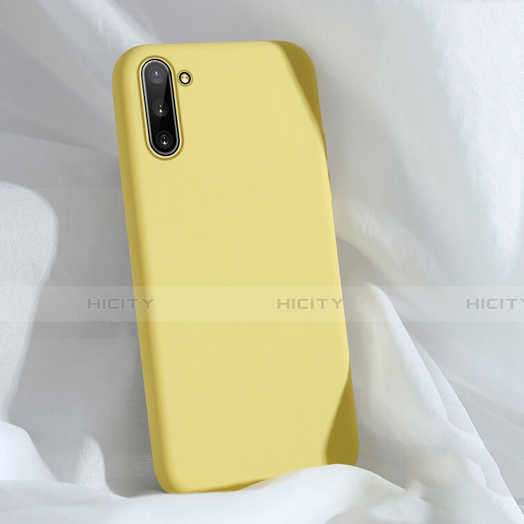 Funda Silicona Ultrafina Goma 360 Grados Carcasa C03 para Samsung Galaxy Note 10 5G Amarillo