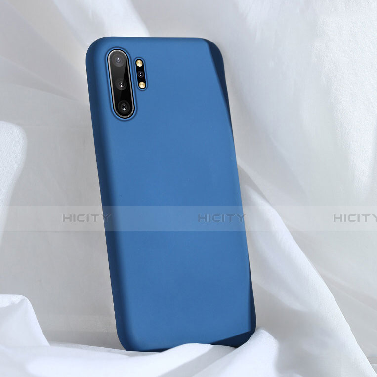 Funda Silicona Ultrafina Goma 360 Grados Carcasa C03 para Samsung Galaxy Note 10 Plus 5G Azul