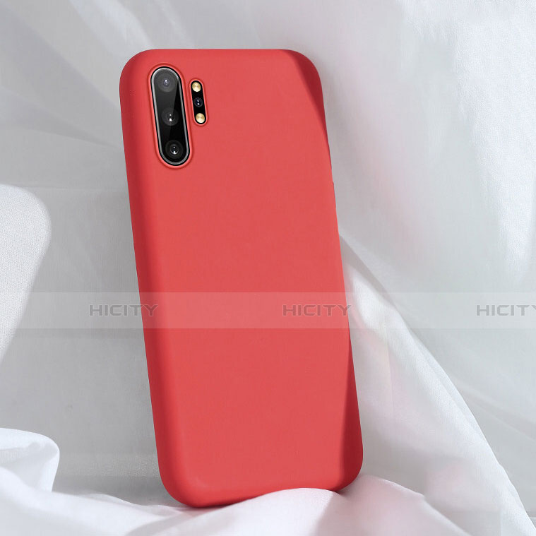 Funda Silicona Ultrafina Goma 360 Grados Carcasa C03 para Samsung Galaxy Note 10 Plus 5G Rojo