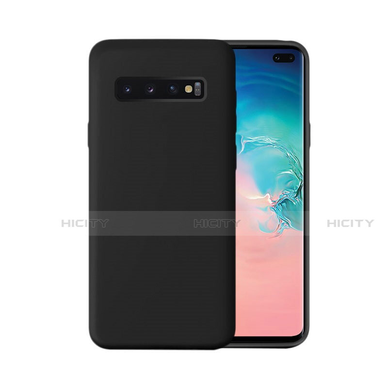 Funda Silicona Ultrafina Goma 360 Grados Carcasa C03 para Samsung Galaxy S10 Plus Negro