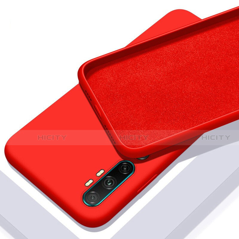 Funda Silicona Ultrafina Goma 360 Grados Carcasa C03 para Xiaomi Mi Note 10 Pro Rojo