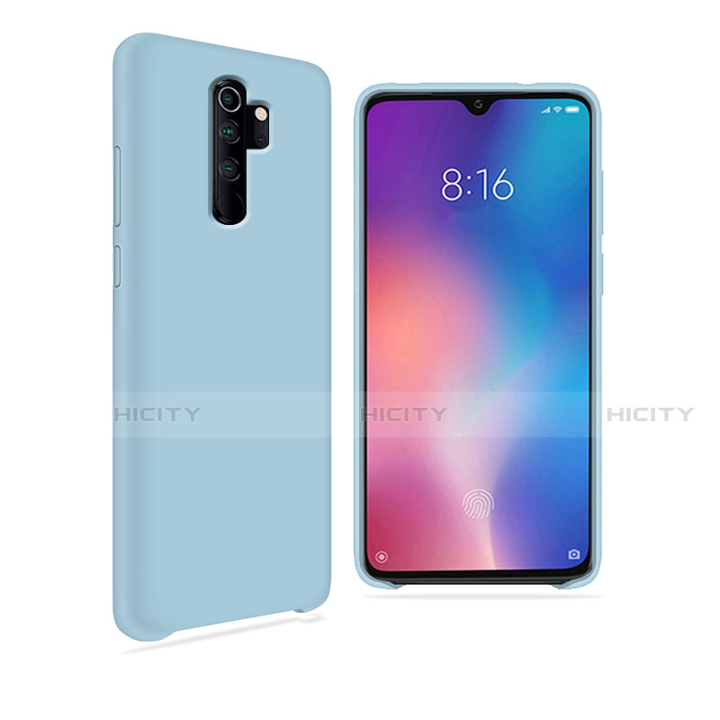 Funda Silicona Ultrafina Goma 360 Grados Carcasa C03 para Xiaomi Redmi Note 8 Pro Azul Cielo