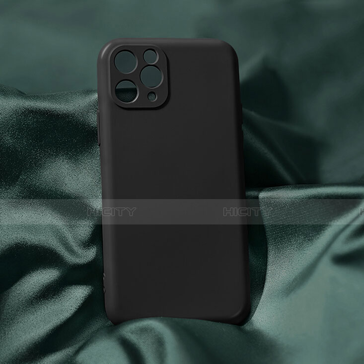 Funda Silicona Ultrafina Goma 360 Grados Carcasa C04 para Apple iPhone 11 Pro Negro