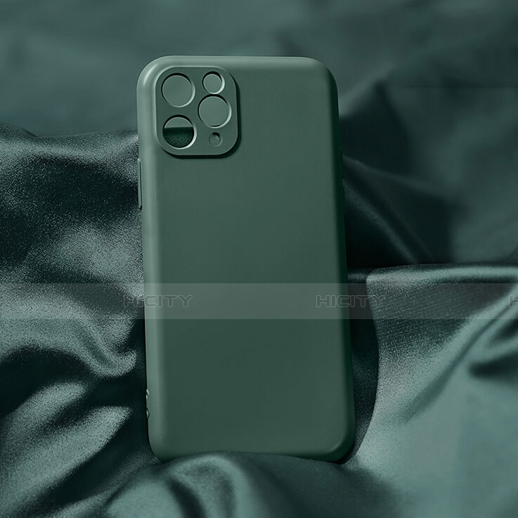 Funda Silicona Ultrafina Goma 360 Grados Carcasa C04 para Apple iPhone 11 Pro Verde
