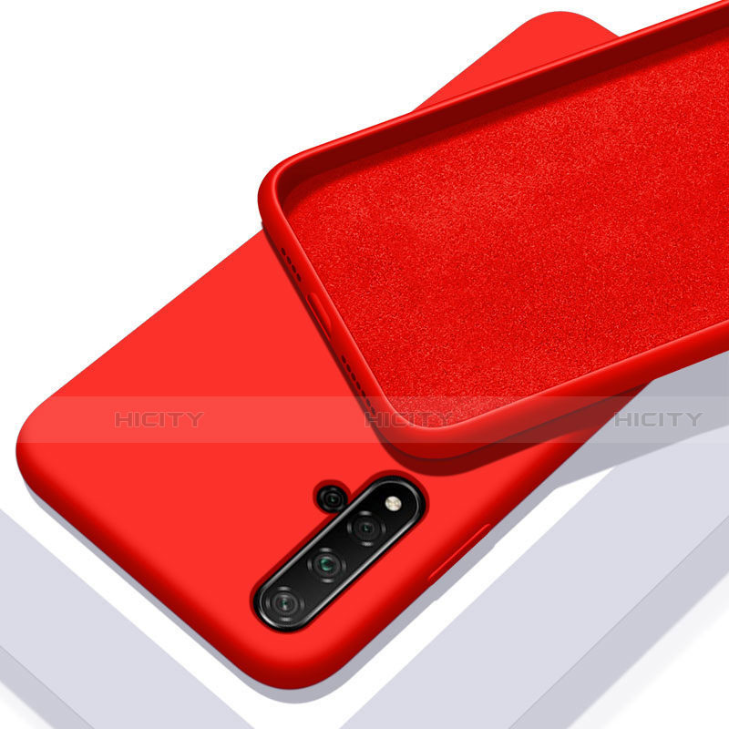 Funda Silicona Ultrafina Goma 360 Grados Carcasa C04 para Huawei Nova 5 Pro Rojo