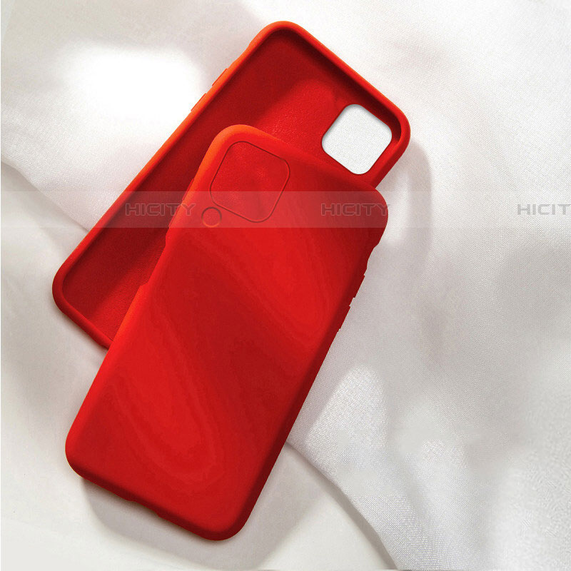 Funda Silicona Ultrafina Goma 360 Grados Carcasa C04 para Huawei P40 Lite Rojo