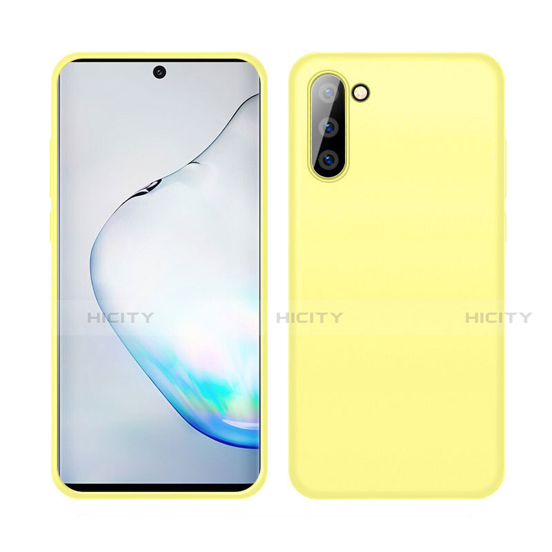 Funda Silicona Ultrafina Goma 360 Grados Carcasa C04 para Samsung Galaxy Note 10 5G Amarillo