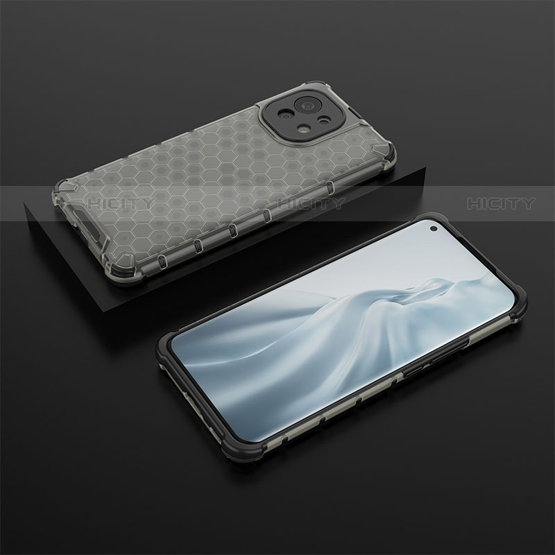 Funda Silicona Ultrafina Goma 360 Grados Carcasa C04 para Xiaomi Mi 11 5G Gris