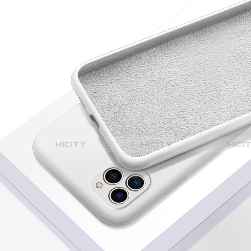 Funda Silicona Ultrafina Goma 360 Grados Carcasa C05 para Apple iPhone 11 Pro Blanco