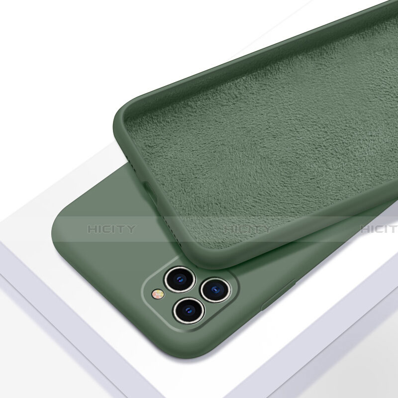 Funda Silicona Ultrafina Goma 360 Grados Carcasa C05 para Apple iPhone 11 Pro Cian