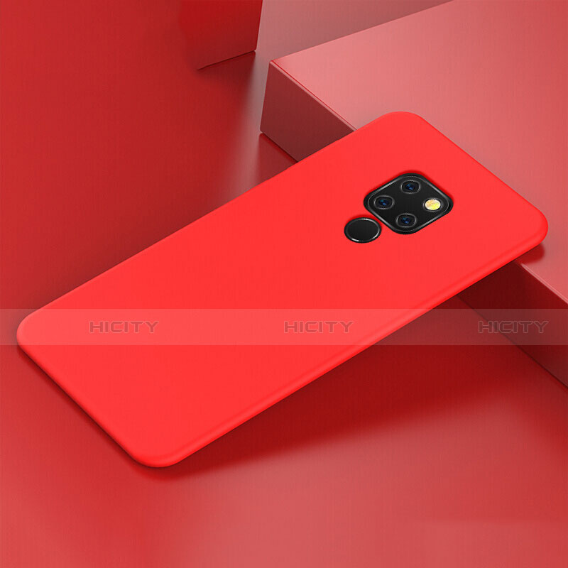 Funda Silicona Ultrafina Goma 360 Grados Carcasa C05 para Huawei Mate 20 Rojo