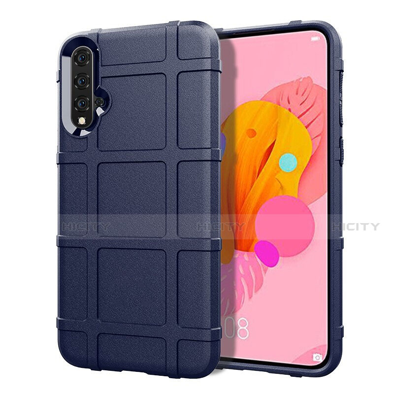 Funda Silicona Ultrafina Goma 360 Grados Carcasa C05 para Huawei Nova 5 Azul