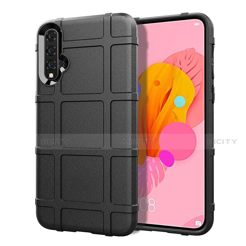 Funda Silicona Ultrafina Goma 360 Grados Carcasa C05 para Huawei Nova 5 Negro