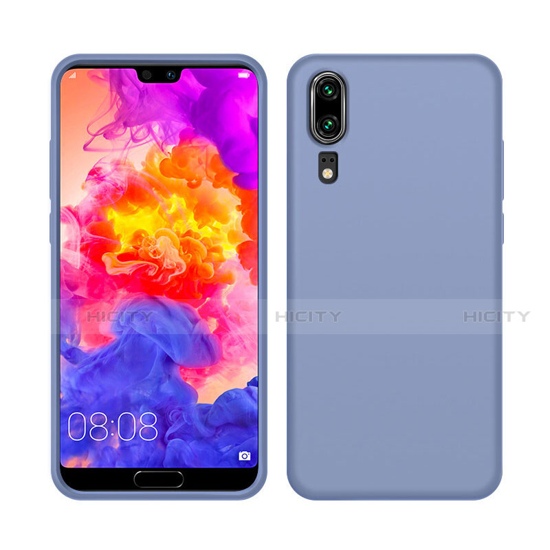 Funda Silicona Ultrafina Goma 360 Grados Carcasa C05 para Huawei P20 Morado