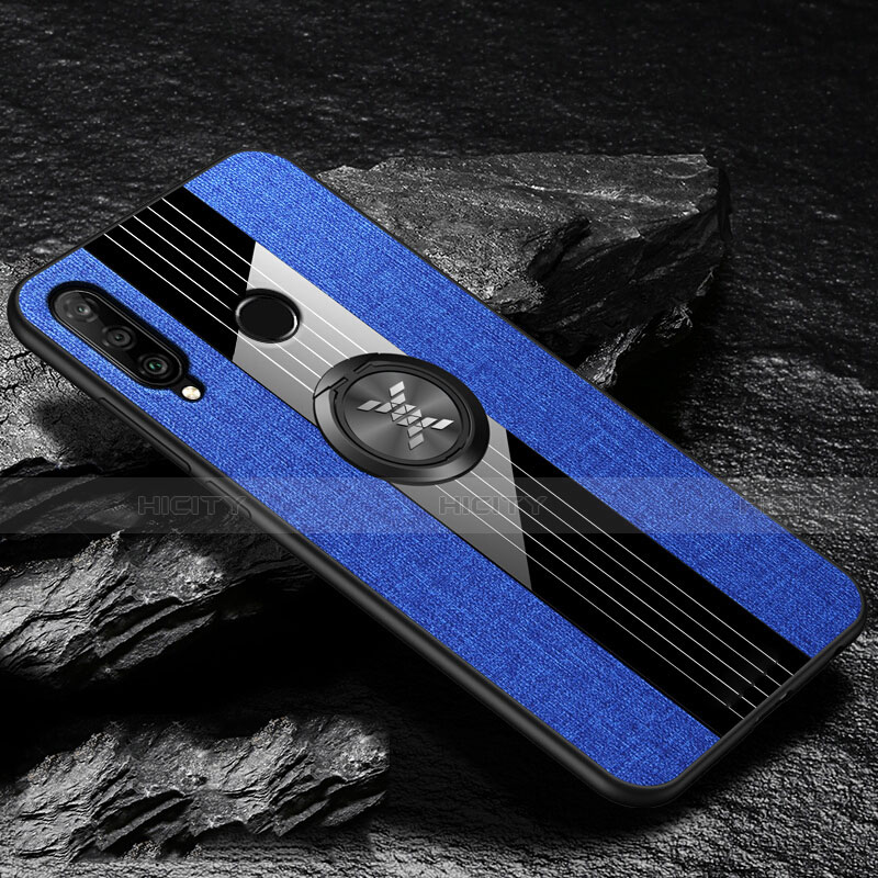 Funda Silicona Ultrafina Goma 360 Grados Carcasa C05 para Huawei P30 Lite Azul