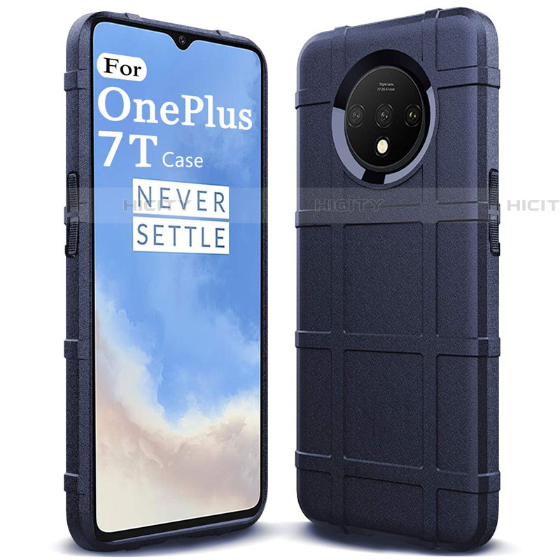 Funda Silicona Ultrafina Goma 360 Grados Carcasa C05 para OnePlus 7T Azul