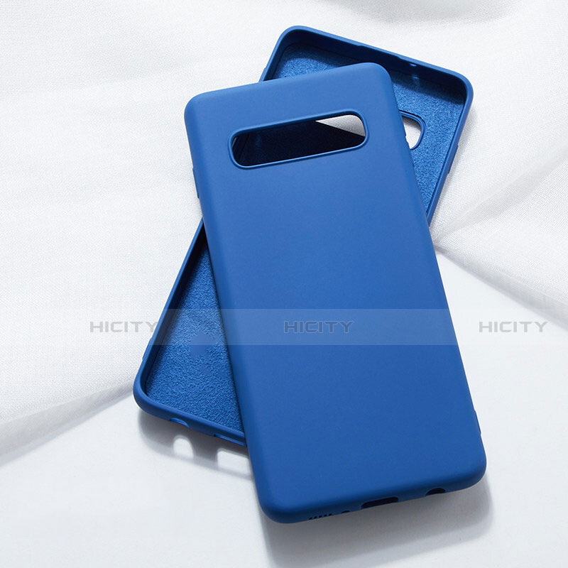 Funda Silicona Ultrafina Goma 360 Grados Carcasa C05 para Samsung Galaxy S10 5G Azul