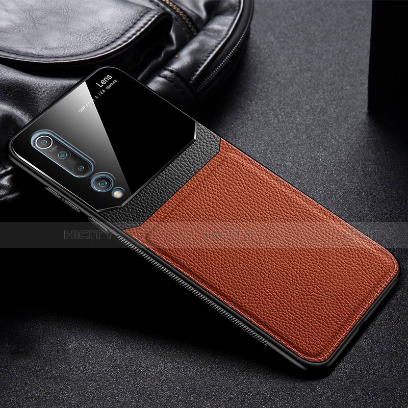 Funda Silicona Ultrafina Goma 360 Grados Carcasa C05 para Xiaomi Mi 10 Marron