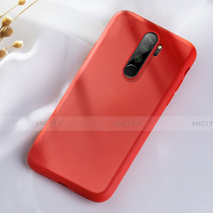 Funda Silicona Ultrafina Goma 360 Grados Carcasa C05 para Xiaomi Redmi Note 8 Pro Rojo