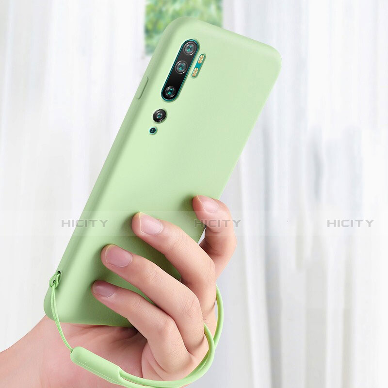 Funda Silicona Ultrafina Goma 360 Grados Carcasa C06 para Xiaomi Mi Note 10 Pro Verde
