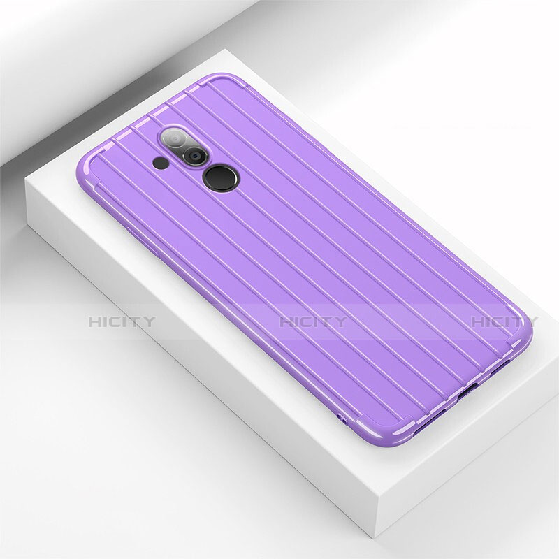 Funda Silicona Ultrafina Goma 360 Grados Carcasa C07 para Huawei Mate 20 Lite Morado