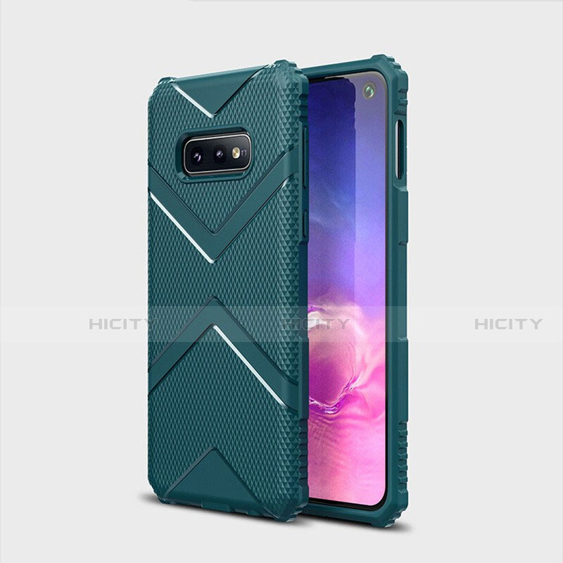 Funda Silicona Ultrafina Goma 360 Grados Carcasa C07 para Samsung Galaxy S10e Verde