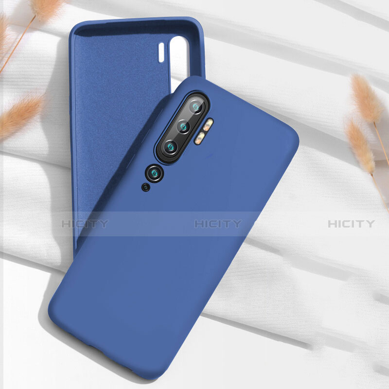 Funda Silicona Ultrafina Goma 360 Grados Carcasa C07 para Xiaomi Mi Note 10 Azul