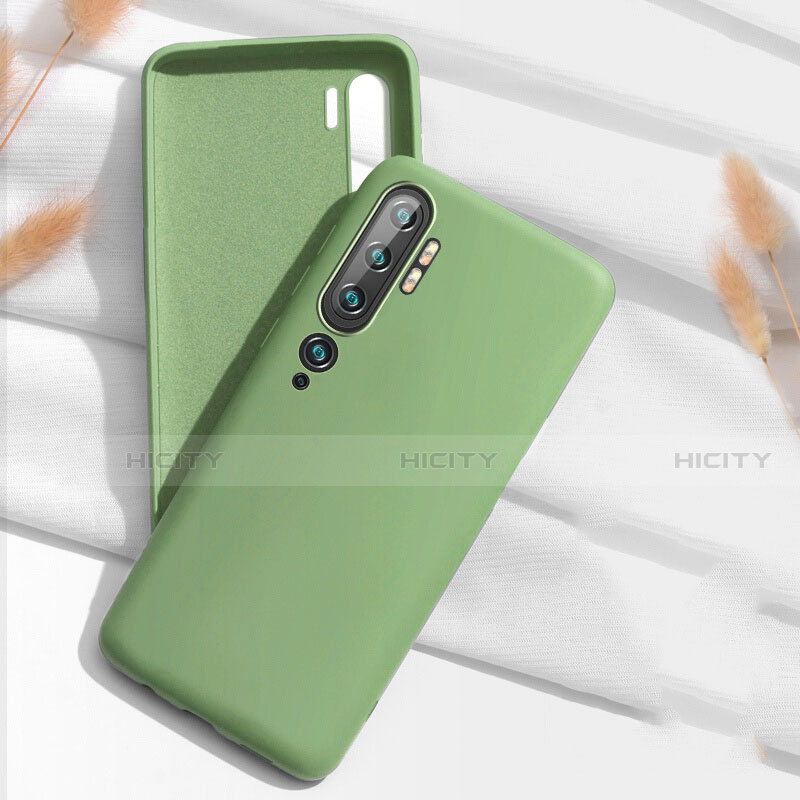 Funda Silicona Ultrafina Goma 360 Grados Carcasa C07 para Xiaomi Mi Note 10 Verde