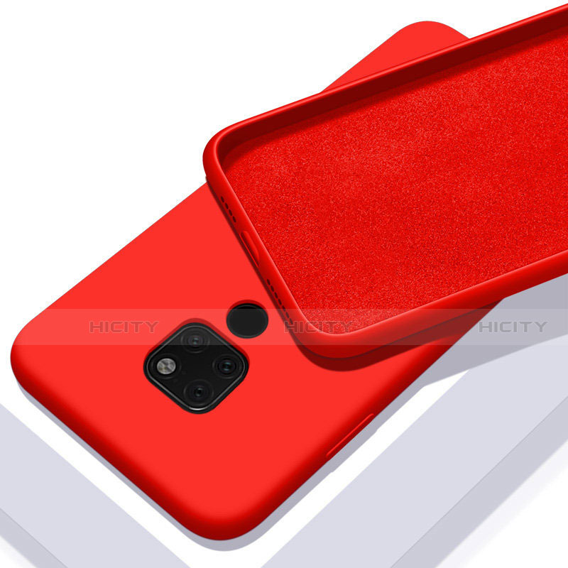 Funda Silicona Ultrafina Goma 360 Grados Carcasa C08 para Huawei Mate 20 Rojo