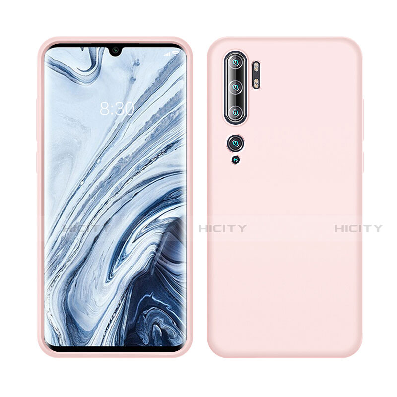 Funda Silicona Ultrafina Goma 360 Grados Carcasa C08 para Xiaomi Mi Note 10 Rosa